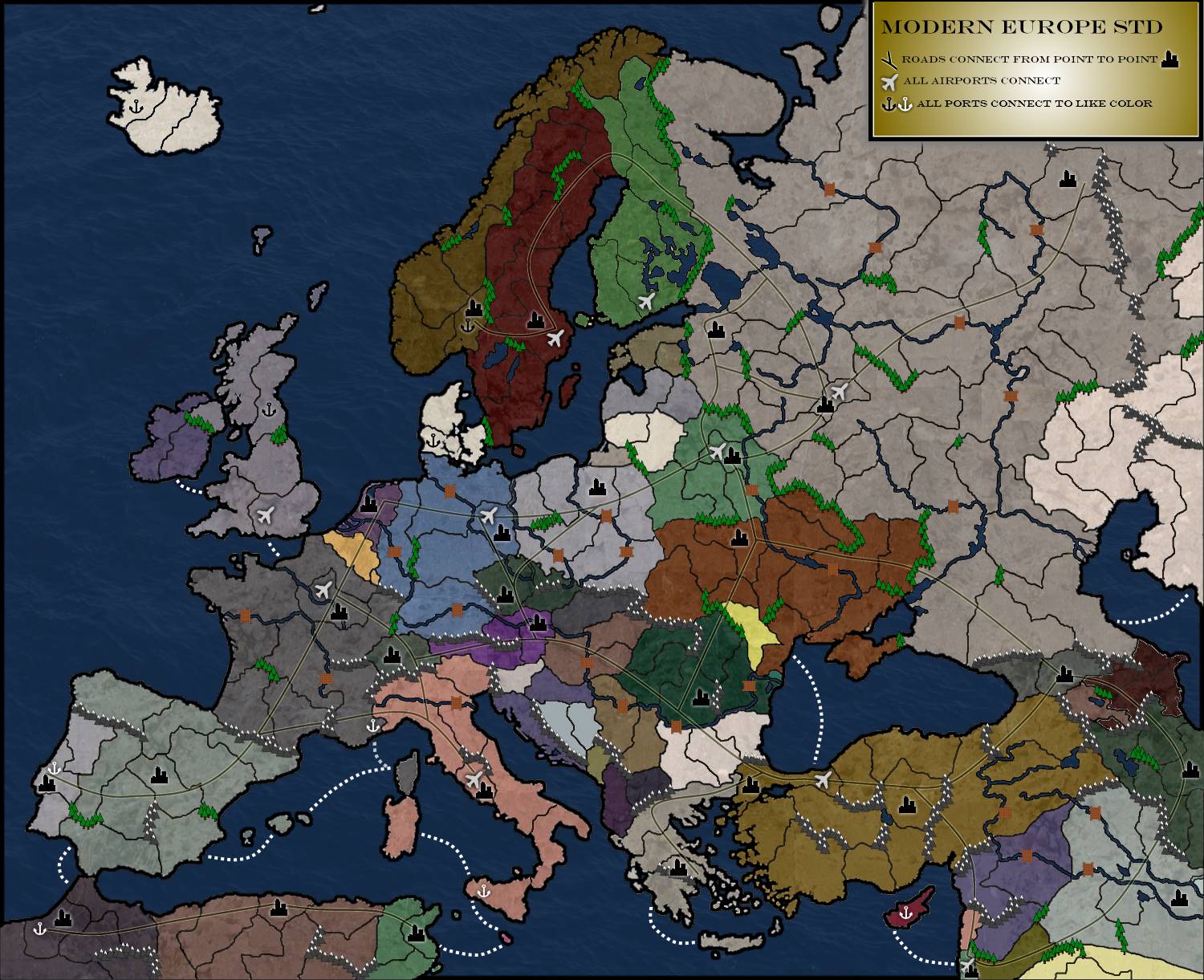 the map
